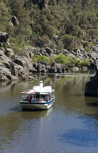 Lady Launceston at the end of Cataract Gorge